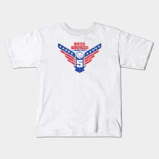 1974 - Baja Bruiser (Eagle Design - Full Color - Worn) Kids T-Shirt